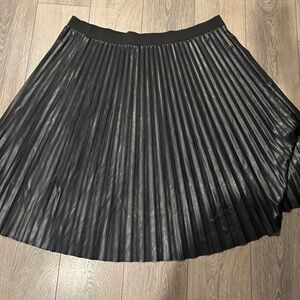 Joe Fresh Leather Pleated Skirt - 3X